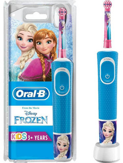 Oral-B Kids Frozen Παιδική Ηλεκτρική Οδοντόβουρτσα με Χρονομετρητή & Θήκη Ταξιδίου