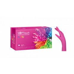 Bournas Medicals Soft Touch Vivid Νιτριλίου Φούξια 100τμχ