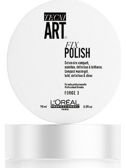 L'Oreal Professionnel Tecni Art Fix Polish Force 3 Gel Μαλλιών Ανδρικό για Λάμψη 75ml