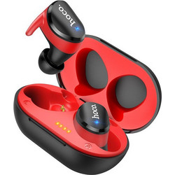 Hoco ES41 Ακουστικά Bluetooth In Ear Black Red