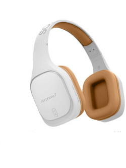 SonicGear Airphone 7 Ενσύρματα & Ασύρματα Bluetooth Ακουστικά Over Ear Λευκά Χρυσά