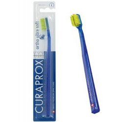 Curaprox Ortho CS 5460 Ultra Soft Οδοντόβουρτσα Μπλε Κίτρινη