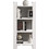 vidaXL Βιβλιοθήκη 60x35x125cm 813885