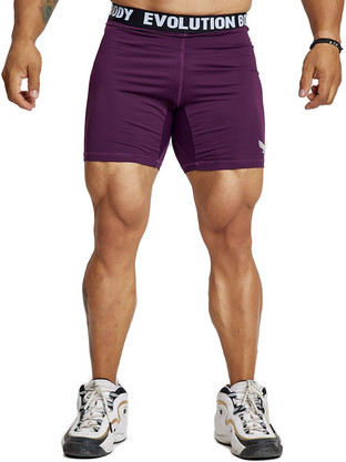 Evolution Body Ανδρικό Κολάν Ποδηλατικό Μωβ EVO-FIT 2561