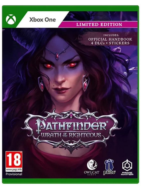 Pathfinder Wrath Of The Righteous Limited Edition Xbox One
