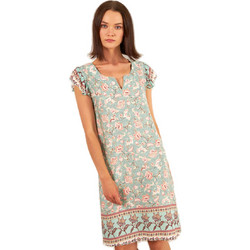 Harmony Mini Καλοκαιρινό Καθημερινό Φόρεμα Floral Πράσινο Mint 31-504642