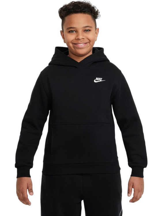 Nike Παιδικό Φούτερ με Κουκούλα Μαύρο FD3000-010