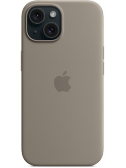Apple Silicone Case with MagSafe Back Cover Clay (iPhone 15)
