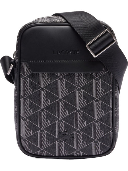 Lacoste Ανδρική Τσάντα Ώμου / Χιαστί Μαύρη 3NH4410LX-H45