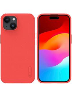 Nillkin Super Frosted Shield Pro Back Cover Red (iPhone 15)