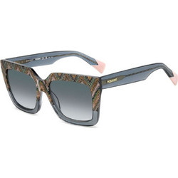 Missoni MIS0147S Black Γυναικεία Γυαλιά Ηλίου Τετράγωνα Κοκάλινα Μπλε με Μαύρο Degradee Φακό