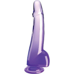 Pipedream King Cock Ρεαλιστικό Dildo με Βεντούζα & Όρχεις 19cm Μωβ