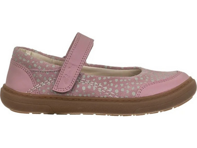 Clarks Παιδικές Μπαλαρίνες Δερμάτινες με Σκρατς Ροζ 26149756