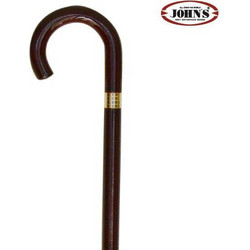 John's Μπαστούνι Μονόποδο Ξύλινο Μαύρο 90cm 26102