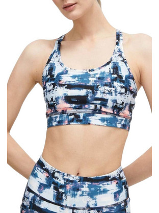 DKNY Αθλητικό Μπουστάκι με Μέτρια Στήριξη Πολύχρωμο DP3T9591-FX3