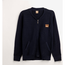 Funky Παιδική Ζακέτα Πλεκτή με Φερμουάρ Navy Μπλε 124-110100-1