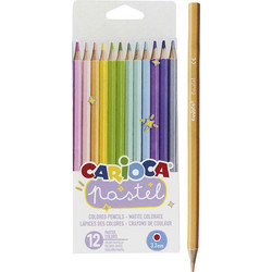 Carioca Pastel Ξυλομπογιές Σετ 12x12τμχ