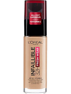 L'Oreal Paris Infaillible 32h Fresh Wear 125 Natural Rose Liquid Make Up 30ml