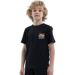 District75 Παιδικό T-Shirt Κοντομάνικο Μαύρο 124KBSS-071-071