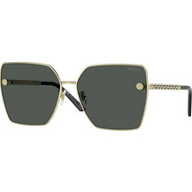 Versace VE2270D 125287 Γυναικεία Γυαλιά Ηλίου Πεταλούδα Μεταλλικά Χρυσά με Μαύρο Polarized Φακό