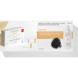Labo Crescina Transdermic HFSC 1300 Man Crescina Σετ Σαμπουάν & Αμπούλες κατά της Τριχόπτωσης 200ml + 20τμχ + Συσκευή Μασάζ