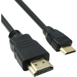Detech Καλώδιο HDMI 2.0 HDMI Male to Mini HDMI Male 1.5m Black