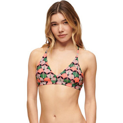 Superdry Bikini Top Τριγωνάκι Σομόν Πράσινο W3010407A-38L
