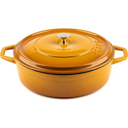 Hosse Kitchen Μαντεμένια Κατσαρόλα Βαθιά Dijon 26cm