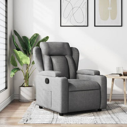 vidaXL Πολυθρόνα Ανακλινόμενη Γκρι 372404