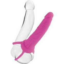 CalExotics Dual Penetrator Ρεαλιστικό Dildo 14cm Ροζ