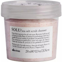 Davines Solu Sea Salt Scrub Cleanser Paste Μαλλιών Δυνατό Κράτημα 250ml