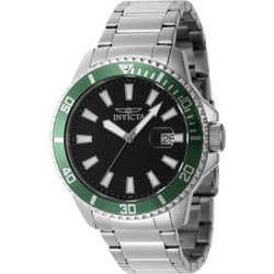 Invicta Pro Diver Ανδρικό Ρολόι με Ασημί Μεταλλικό Μπρασελέ 46075