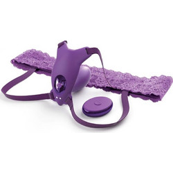 Pipedream Fantasy For Her Butterfly Harness G-Spot Vibrator Δονητής Εσωρούχου για Ζευγάρια με Τηλεχειριστήριο Μωβ