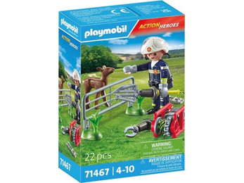 Playmobil City Action Επιχείρηση Διάσωσης Ζώου για 4-10 Ετών 71467