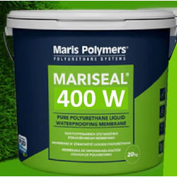 Maris Polymers Mariseal 400W Ελαστομερές Πολυουρεθανικό Στεγανωτικό Ταράτσας Λευκό 20kg