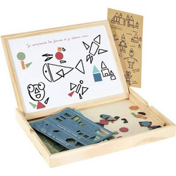 Jeux Momes Ξύλινο Παιχνίδι Montessori Σχήματα
