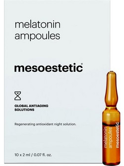 Mesoestetic Melatonin Ampoules Αντιγηραντικό Serum Προσώπου 10x2ml