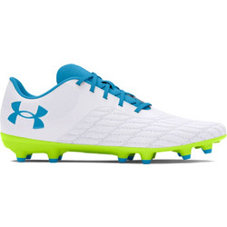 Under Armour Clone Magnetico Select 3.0 FG 3027039-102 Ποδοσφαιρικά Παπούτσια με Τάπες Λευκά Μπλε