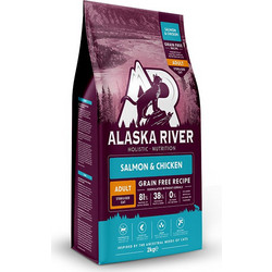Alaska River Grain Free Cat Adult Sterilised Chicken & Salmon 2kg