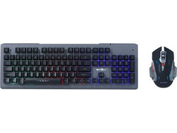 Weibo WB-595 Σετ Gaming Πληκτρολόγιο RGB Grey