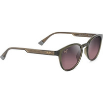 Maui Jim RS636-15 Ανδρικά Γυαλιά Ηλίου Στρογγυλά Κοκάλινα Καφέ με Καφέ Polarized Φακό