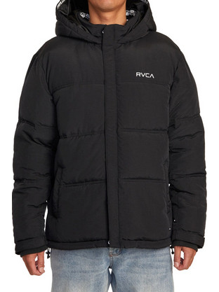 RVCA Balance Ανδρικό Μπουφάν Χειμωνιάτικο Puffer Μαύρο AVYJK00234-RVB