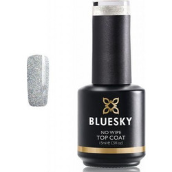 Bluesky 02 Top Coat Glitter Ημιμόνιμο Βερνίκι Νυχιών 15ml