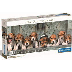 Puzzle Clementoni Compact Box Σκυλάκια Beagles 1000 Κομμάτια
