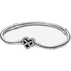 Pandora Moments Γυναικείο Βραχιόλι με Καρδιά από Ασήμι 925 592645C01