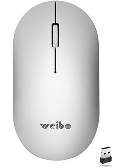Weibo RF6500 Ασύρματο Bluetooth Ποντίκι White