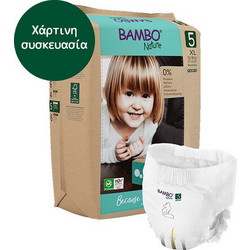 Bambo Nature Eco Πάνες Βρακάκι No5 12-18kg 19τμχ
