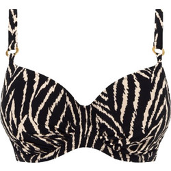 Fantasie Bikini Top Animal Print Μαύρο FS504501-MOM