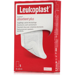 Leukoplast Absorbent Plus Αποστειρωμένα Αυτοκόλλητα Επιθέματα 8x10cm 5τμχ