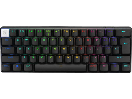Logitech G Pro X Ασύρματο Μηχανικό Gaming Πληκτρολόγιο 60% με GX Optical Διακόπτες RGB Black